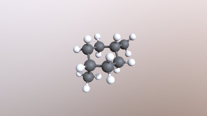 Draw the structure of the cycloalkane 1 4 dimethylcyclohexane