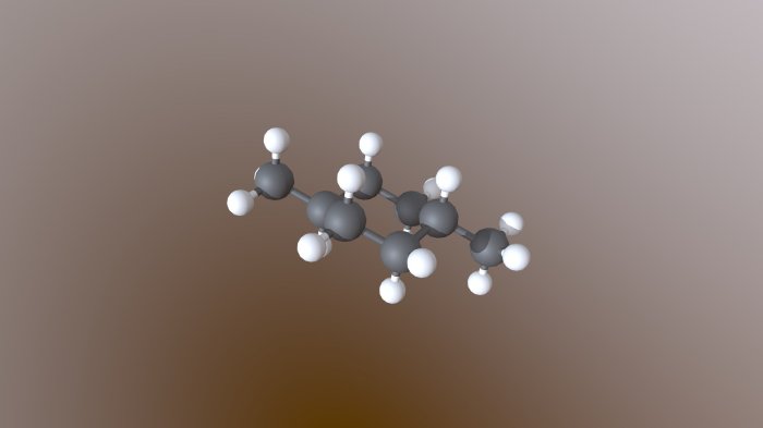 Conformation chair dimethylcyclohexane cis